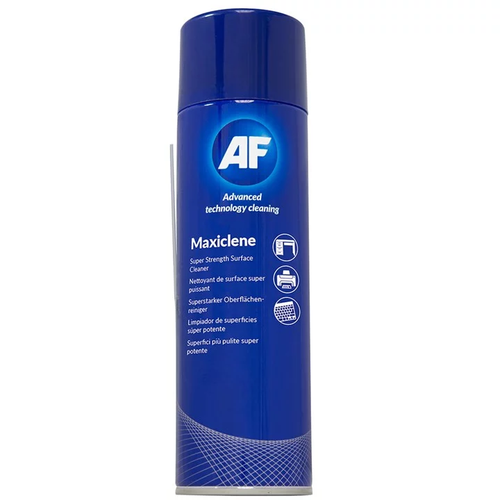 AF Maxiclene – Super Strength Foaming Surface Cleaner. 400ml Aerosol. Code MXL400