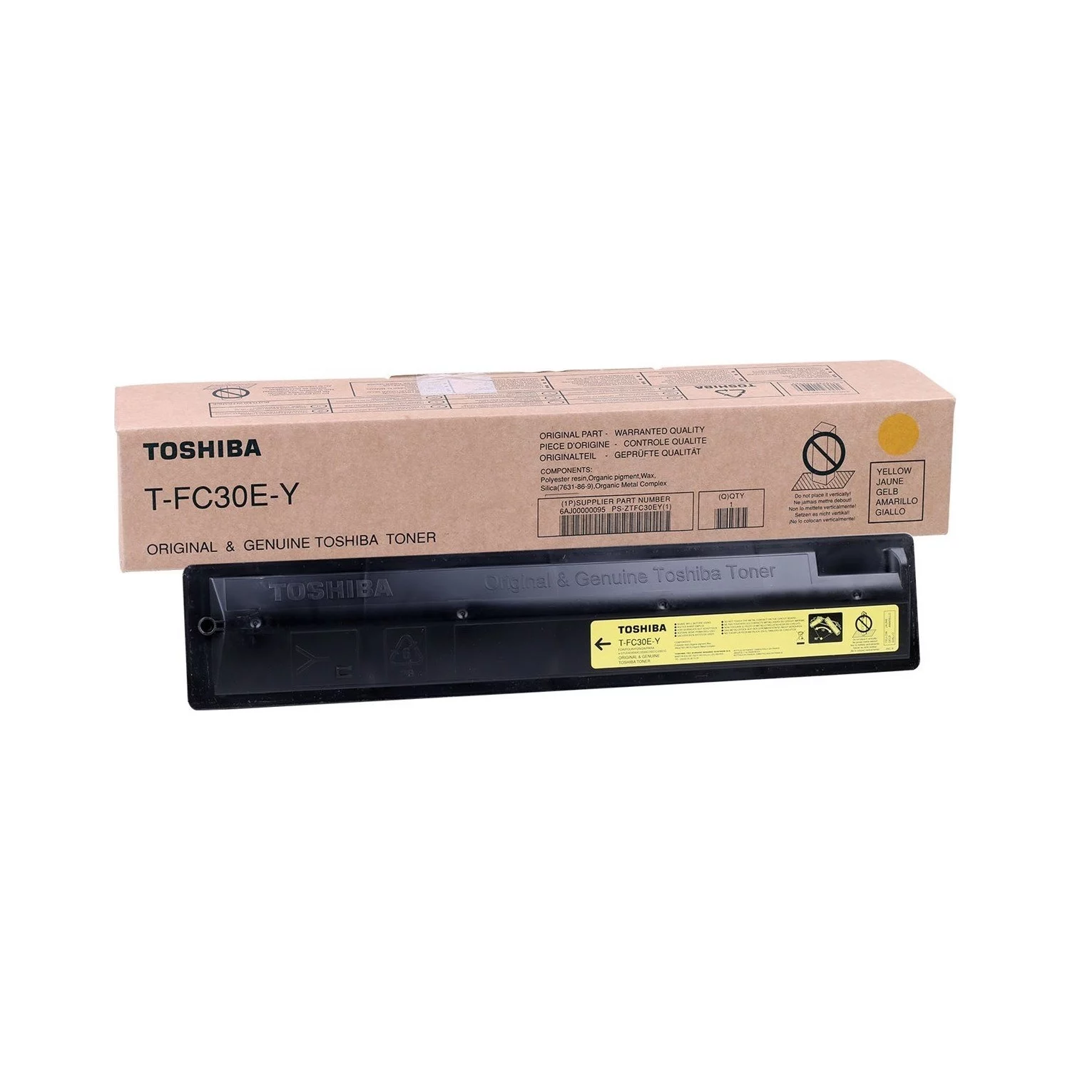 Toshiba 2050 Toner Yellow Compat 6Aj00000095 6Aj00000207 T-FC30EY