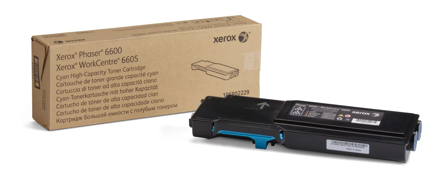 Xerox 6600 6605 Toner Cyan HC Compatible 106R02229C