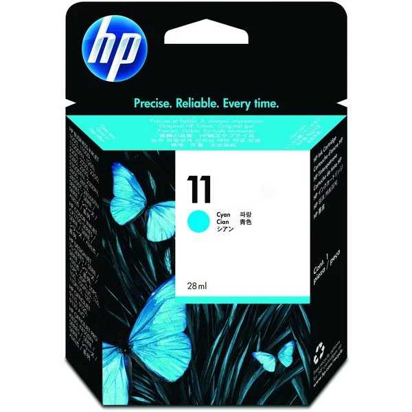 HP No.11 Inkjet Cartridge 28ml Cyan Code C4836AE