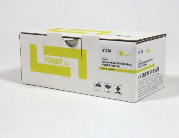 Olivetti D Colour MF2624 P2226 Toner Yellow Compatible B1240 3K