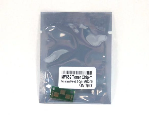 Olivetti MF652 752 Toner Chip Yellow